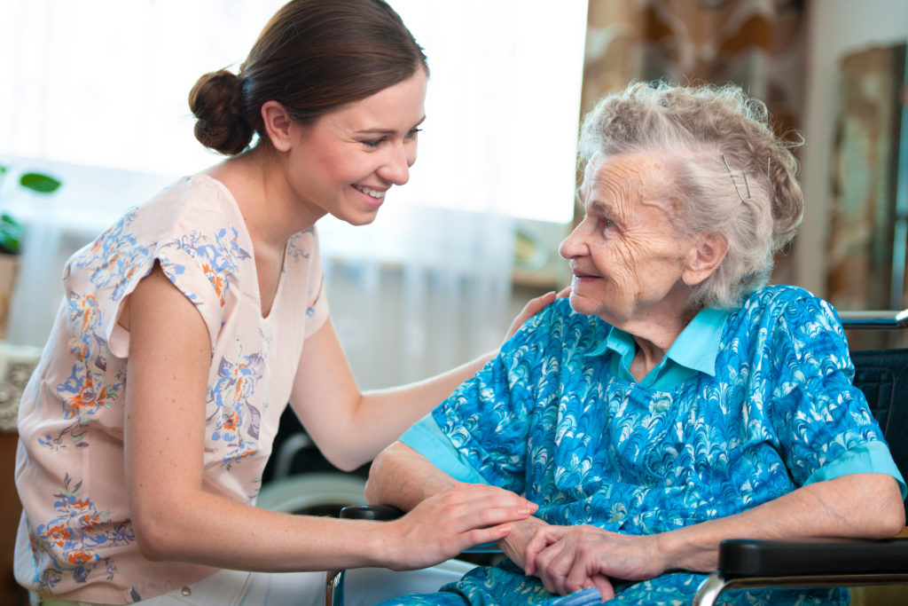 Caregiver providing home care in Greensboro NC