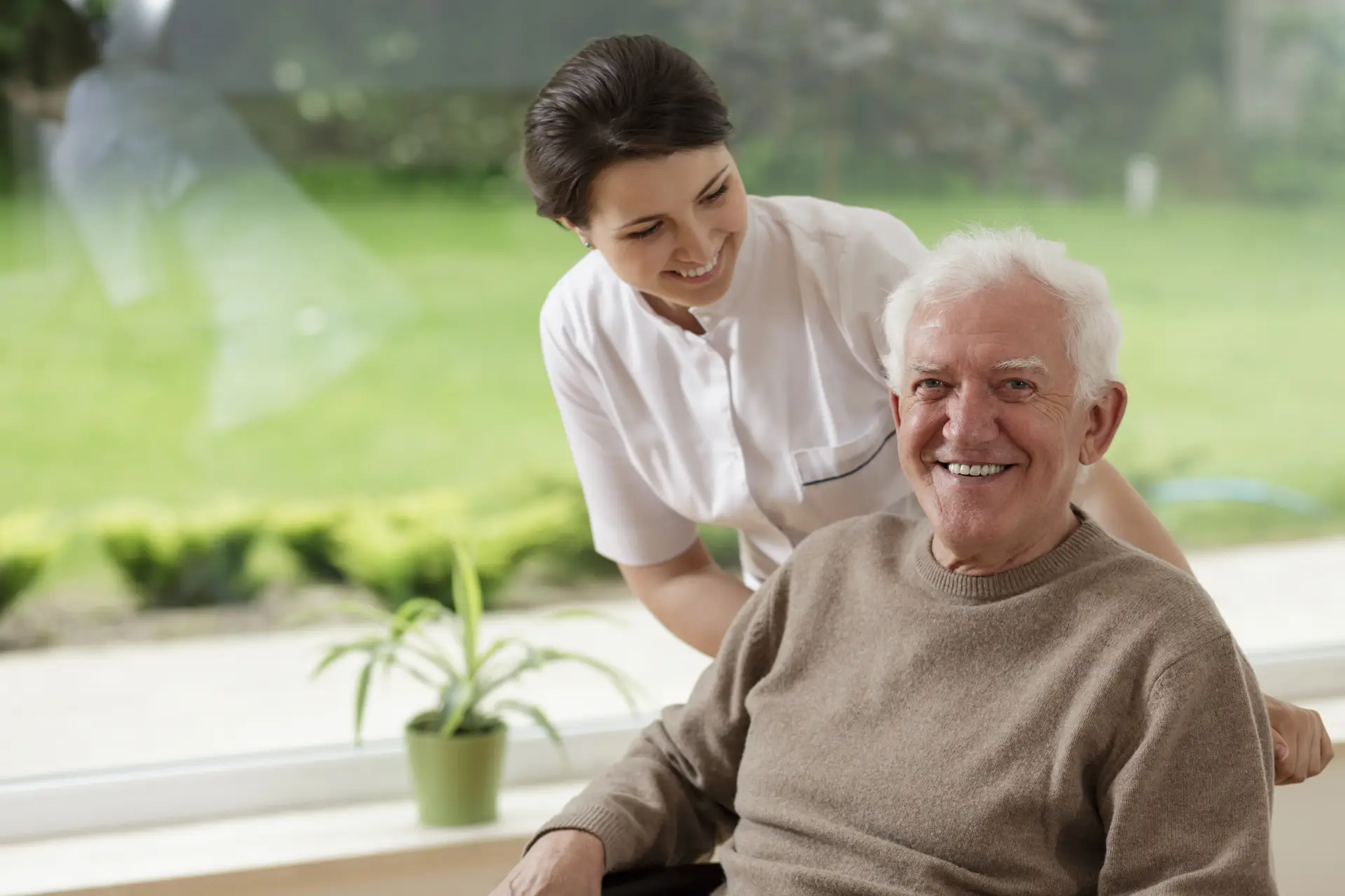 Personal care services in Greensboro NC caregiver assisting senior with bathing and daily hygiene at home
